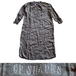CP Shades Jasmine Linen Tunic/Dress Women’s Size Small In Olive Green